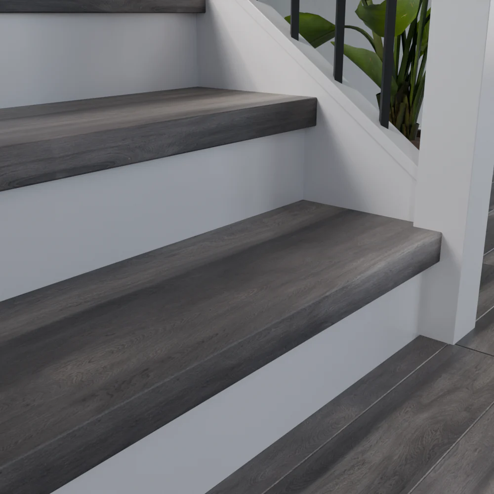 Stormy Glen Oak 48 in Length Square Retro Fit Tread - Image 3