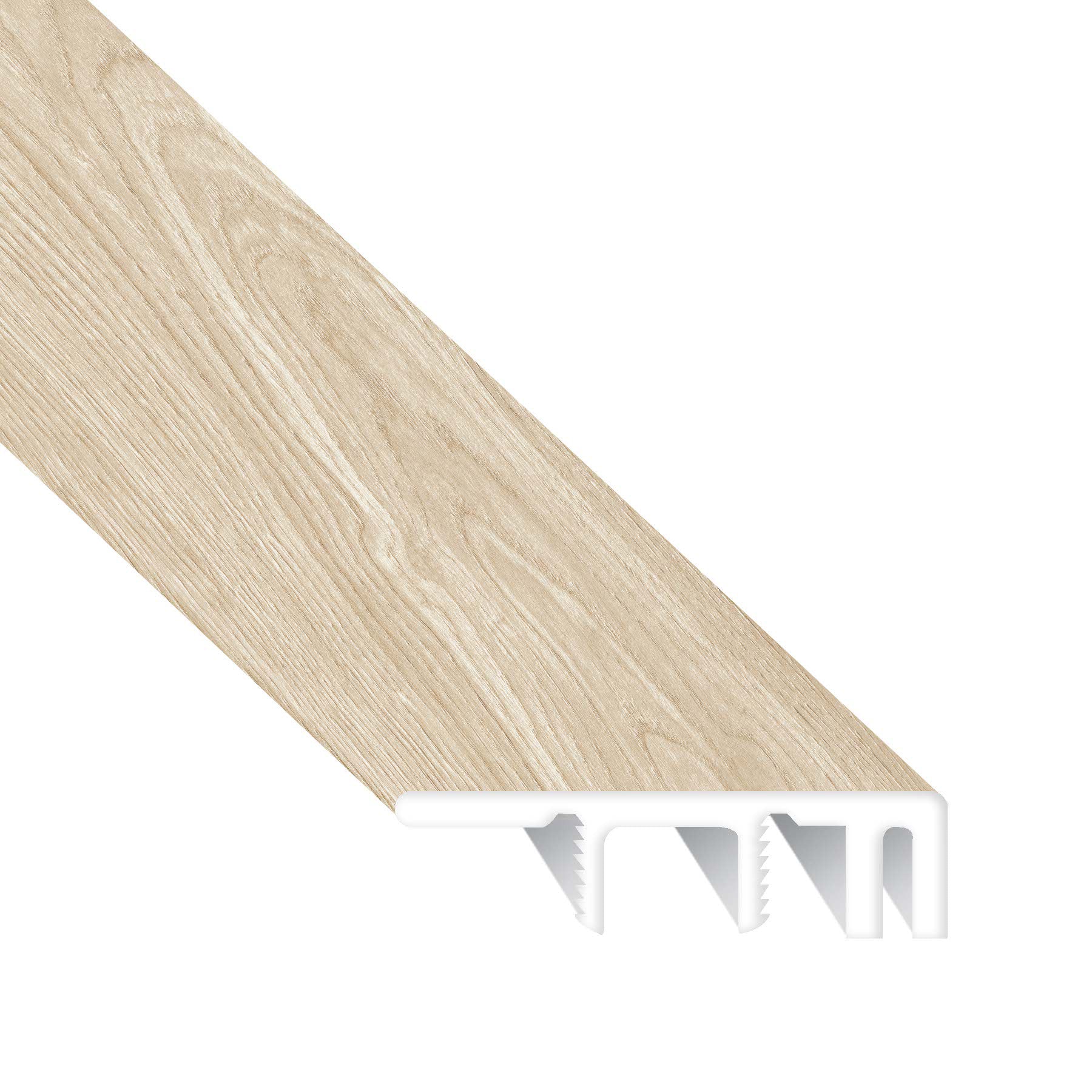 Voyager Pine Hybrid Resilient Waterproof 1.5 in wide x 7.5 ft Length Low Profile End Cap