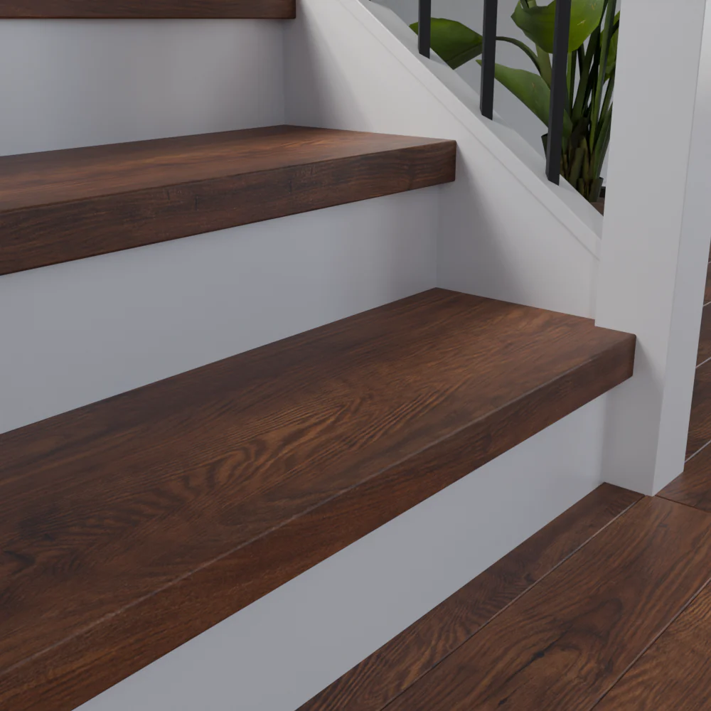 Whiskey Barrel Oak 48 in Length Square Retro Fit Tread - Image 3
