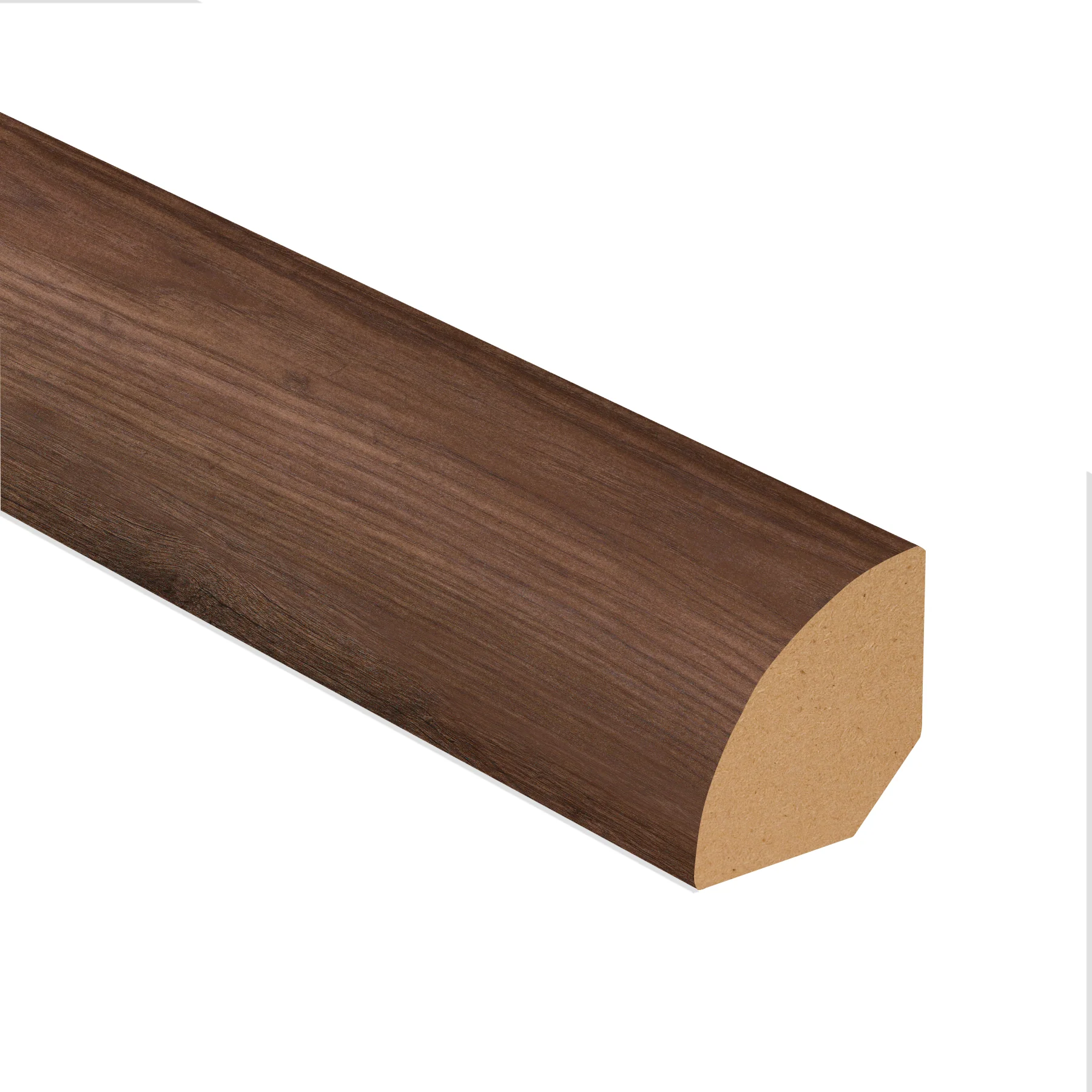 Whiskey Barrel Oak Laminate .75 in wide x 7.5 ft Length Quarter Round